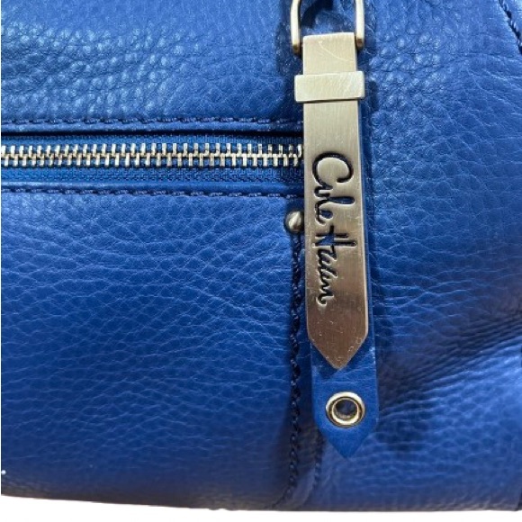 Cole Haan leather shoulder bag blue - Picture 4 of 13